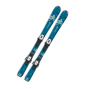 Salomon QST Max Jr S Kids Skis with C5 GW Bindings